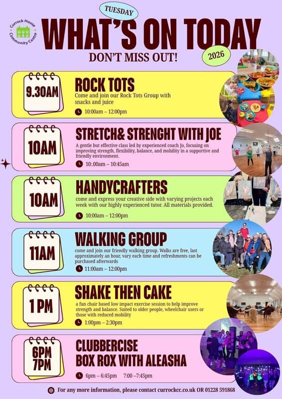 Regular Tuesday Groups poster