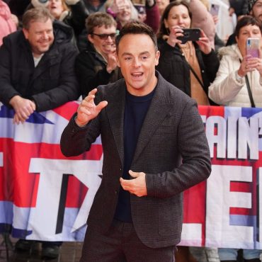 Willoughby and Deeley congratulating new dad Ant McPartlin