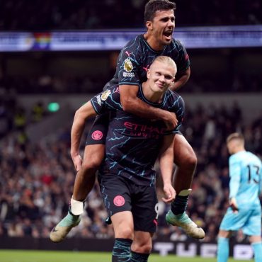 Man City 2 0 victory over Spurs