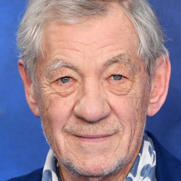 Sir Ian McKellen having physiotherapy