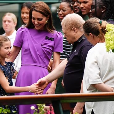 Kate attends Wimbledon mens final with Princess Charlotte