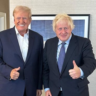 Johnson says Trump would help protect democracy against aggression