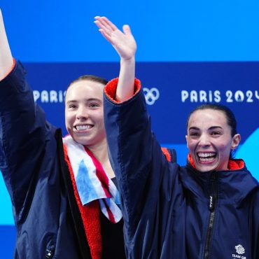 Crazy diving bronze for Scarlett Mew Jensen and birthday girl Yasmin Harper