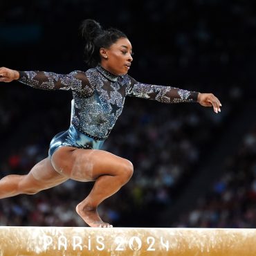 Star studded crowd watches Simone Biles Olympics return