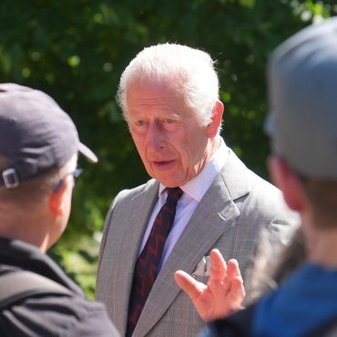 King looking better as he meets well wishers after Sandringham church service