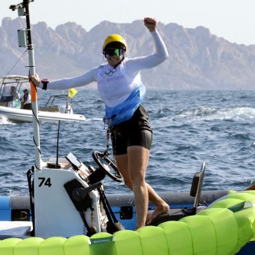 GBs Ellie Aldridge becomes first Olympic gold medallist in kitesurfing
