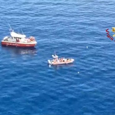 Body found after luxury yacht carrying British passengers sinks off Sicily