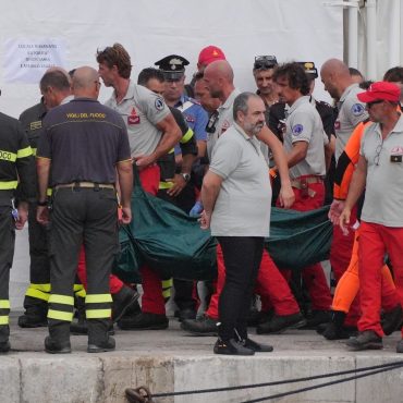 Two more bodies found on sunken luxury yacht off coast of Sicily reports say