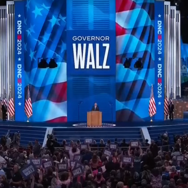 Walz thanks convention for bringing the joy as he accepts nomination