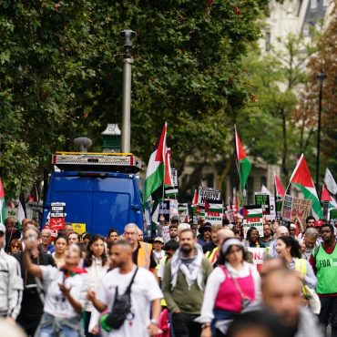 Thousands gather for latest pro Palestinian protest in London