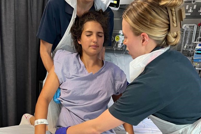 Girl 13 makes amazing recovery after being broken in half from horse fall