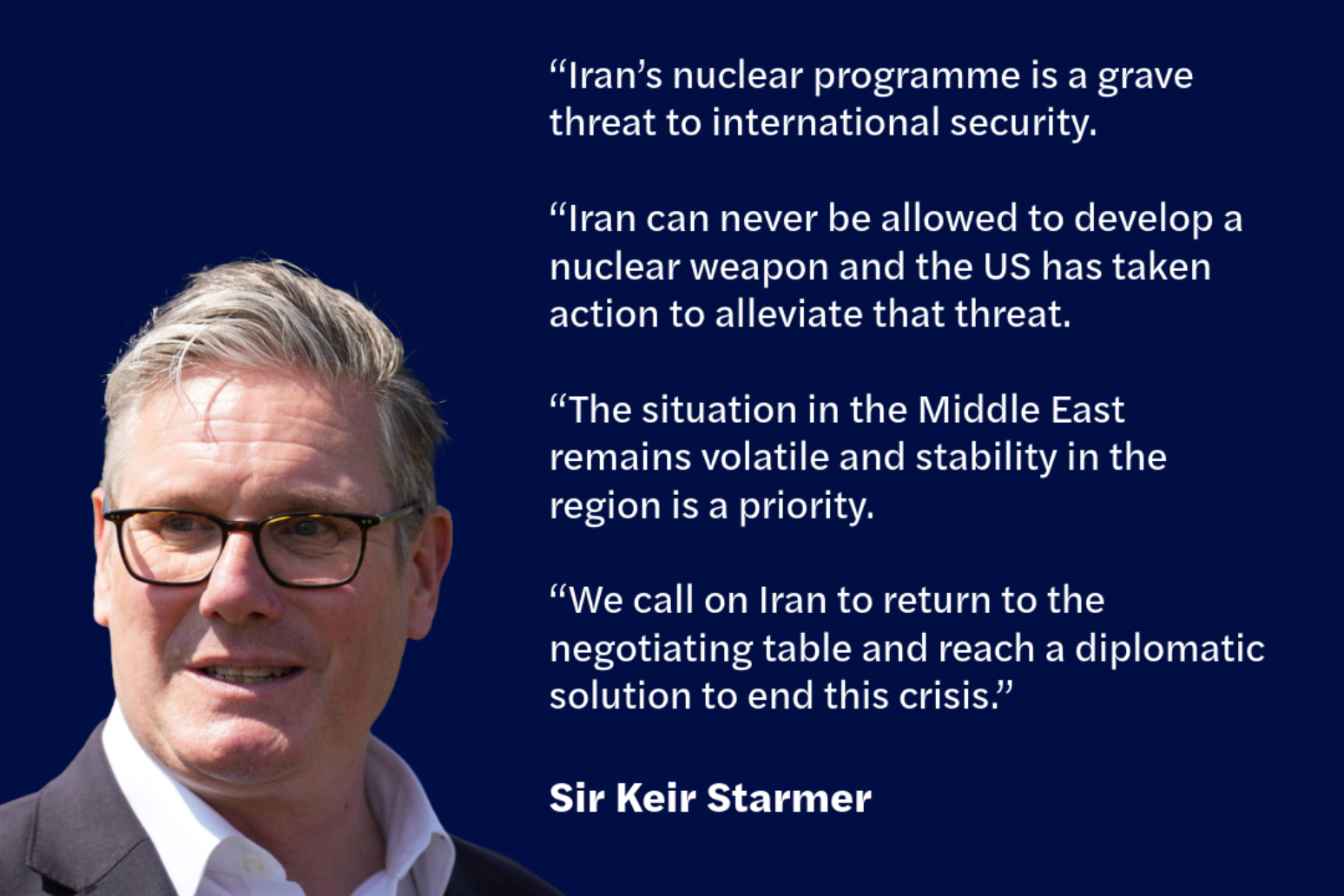 Starmer calls for negotiations after US attacks Irans nuclear sites
