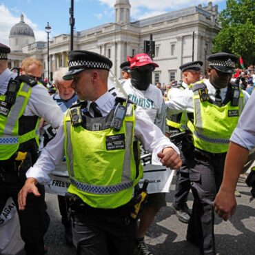Pro Palestine Protests Across The UK As Police Warn Over Banned Group Support