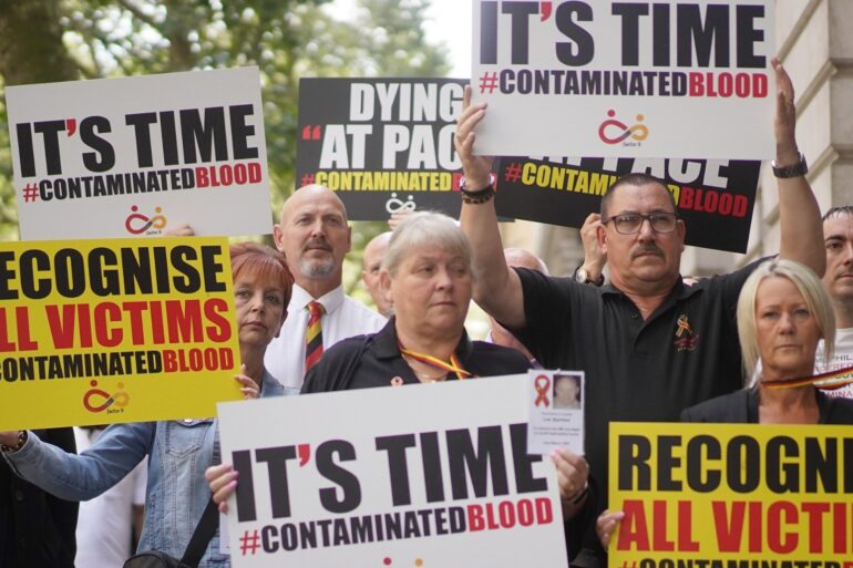 Infected Blood Report To Set Out Impact Of Compensation Delays