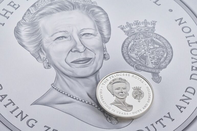 First Royal Mint Coin To Celebrate Anne Goes On Sale For Her 75th Birthday