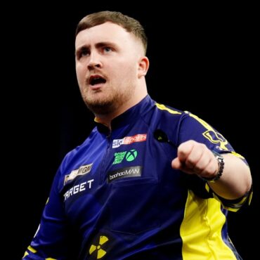Luke Littler Hits Stunning Nine Dart Finish In Semi Final Win Over Josh Rock