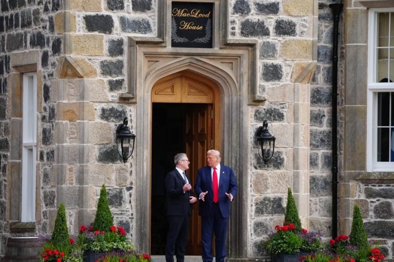 Trump Hosts Starmer And Swinney For Dinner At Aberdeenshire Golf Course