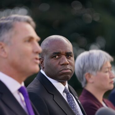 Lammy Labels Gaza Famine Utterly Horrifying