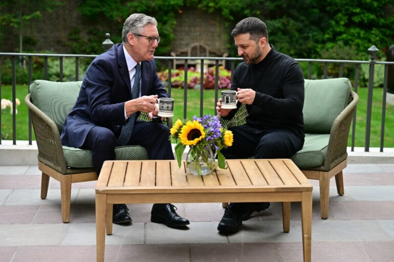 Starmer Welcomes Zelensky To Downing Street Ahead Of Putin Trump Meeting