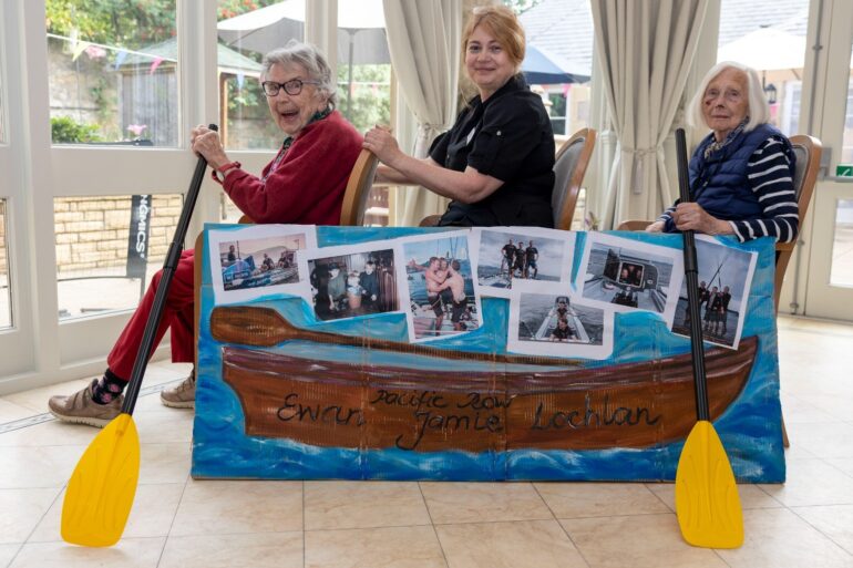 Care Home Residents Take Up Oars To Support Scots Brothers Pacific Bid