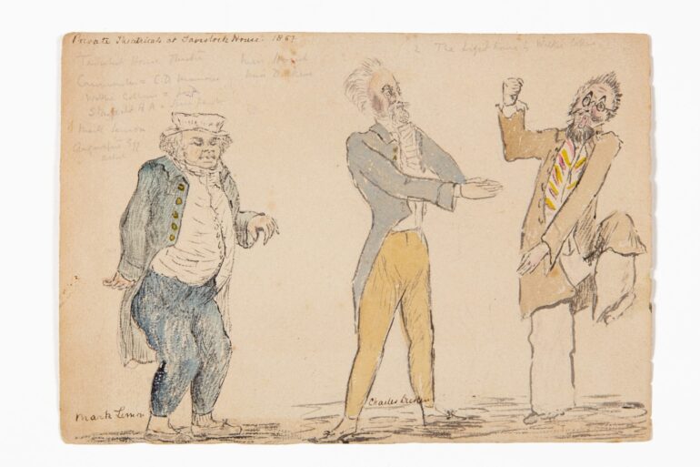 Unpublished Sketches Of Charles Dickens Go On Display For First Time