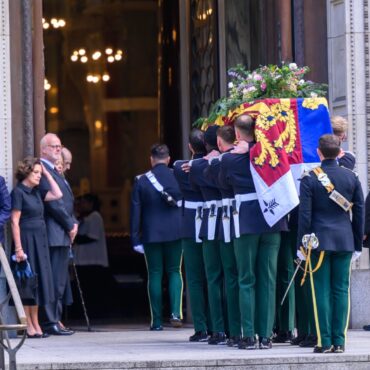 Duchess Of Kents Coffin Arrives At Westminster Cathedral On Eve Of Funeral