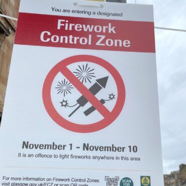 Firework Control Zones In Force In Glasgow For First Time