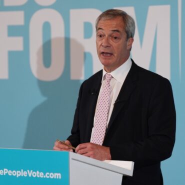 Reform UK Handed Biggest Donation From A Living Person