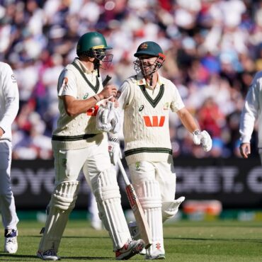 Twenty Wickets Tumble On Frenzied First Day At MCG As England Trail By 46 Runs