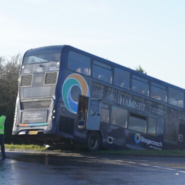 Two School Buses Crash On Icy Roads As UK Prepares For Storm Goretti