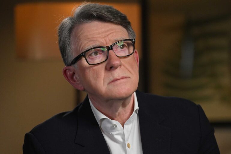 Lord Mandelson Apologises To Victims Of Jeffrey Epstein