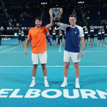Britains Neal Skupski Wins Mens Doubles With Christian Harrison In Melbourne