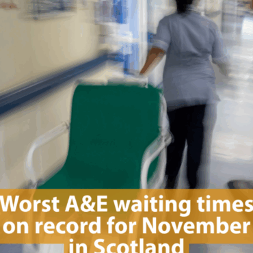 Atrocious AE Figures Show Worst November On Record For Waiting Times In Scotland
