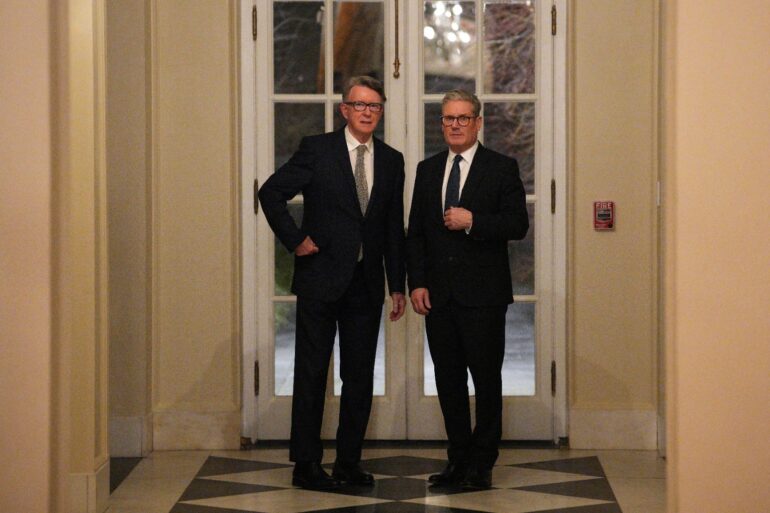 Peter Mandelson Betrayed Our Country Starmer Tells MPs