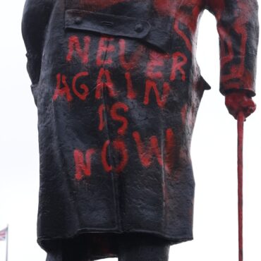 Man Charged With Criminal Damage After Churchill Statue Defaced With Graffiti